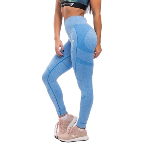 Jed North Workout Leggings Bundle (2) Blue & Grey Size Small - Picture 4 of 16
